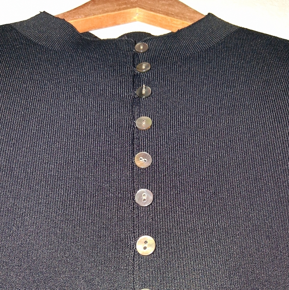 MM LAFLEUR Malki Black Jardigan Knit Top - Picture 7 of 10